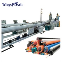 Ligne de production de conduits électriques en PE, ligne de production de micro-conduits en PE, machine de fabrication de conduits optiques en spirale en PE