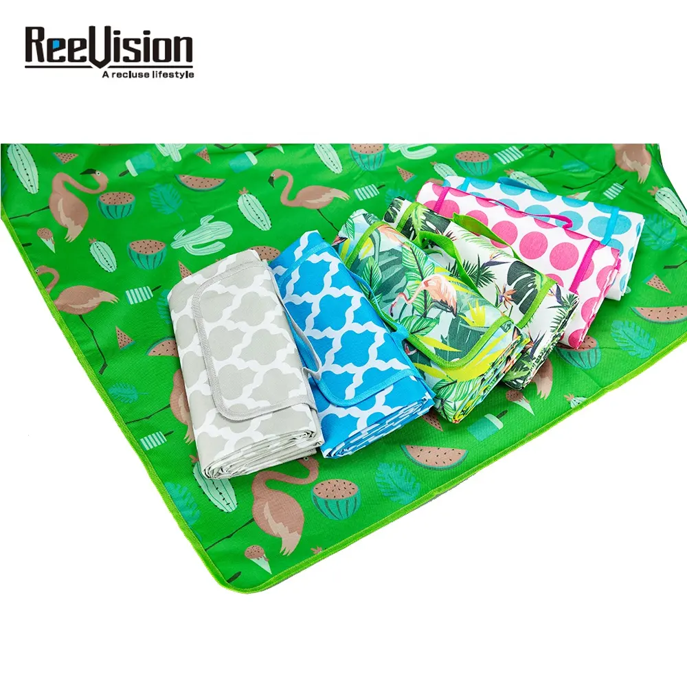 Picnic Mat Rug Blanket High Quality Portable Travel Pocket Camping Beach Ultra Large Waterproof PVC Light Weight NF-1010-35 600D