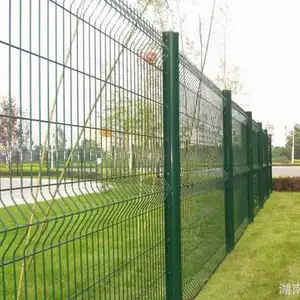 Concrete fencing posts pole fabric metal wire mesh fence