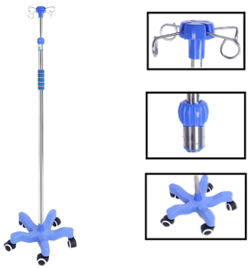 <b>elderly</b> Medical Movable Medical Hospital Infusion Stand Medical IV Drip Stand Stainless of IV Stand for Hospital Clinic - Product Image 1