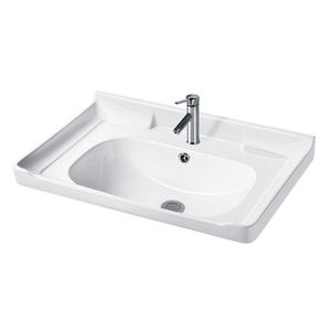Tamaño rectangular Sanita Ry Ware Superficie sólida Lavabo CabinetBath Fin Edge Lavabo Gabinete Lavabo - Product Image 1