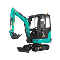 Mini-excavatrice de marque réputée SWE20F, excavatrice compacte sur chenilles de 2 tonnes