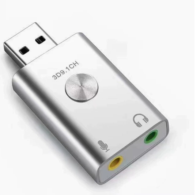 One-click Noise Reduction Card, 3D Stereo Live Streaming Sound Card, USB Dual-core Intelligent Audio and Voice Processor