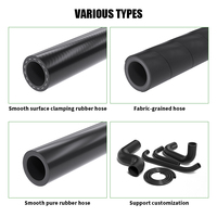 Tuyau de radiateur personnalisé à haute température tuyau d'air d'eau chaude de qualité industrielle refroidisseur de voiture tuyau de liquide de refroidissement Flexible EPDM