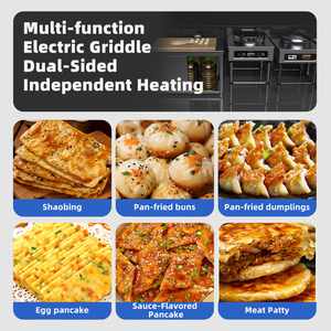 Thương mại điện griddlel hai mặt sưởi ấm Baking Pan hiệu quả <span class=keywords><strong>Pancake</strong></span> <span class=keywords><strong>Maker</strong></span> - Product Image 6