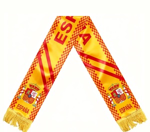 Écharpe en satin polyester pour les fans de football, Coupe USA-Canada-Mexique, Angleterre, Brésil, <span class=keywords><strong>France</strong></span> - Product Image 6