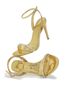 2023 New Transparent <strong>Clear</strong> Pvc Nights Gold <strong>High</strong> <strong>Heels</strong> - Product Image 3
