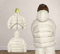 Quantité minimale de commande bas Logo personnalisé surdimensionné hiver épais chaud bouffée hommes manteau unisexe Streetwear hiver bouffant veste hommes bulle bouffante veste