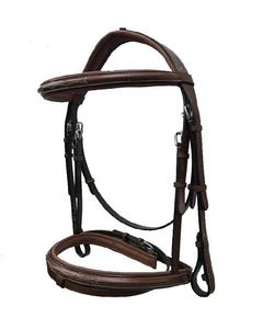 บังเหียนขี่ม้าหนังแท้แบบอิตาลีแทคนักขี่ม้าทนทานโลโก้ออกแบบได้ตามต้องการ - Product Image 1