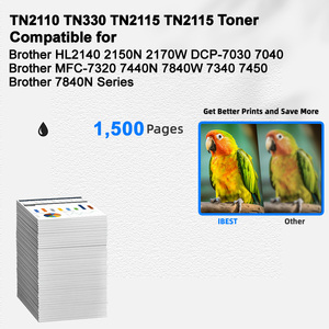 Cartucho de Tóner Compatible IBEST <span class=keywords><strong>Brother</strong></span> TN2110 TN330 TN2115, Compatible con <span class=keywords><strong>Brother</strong></span> HL2140 2150N 2170W - Product Image 2