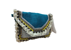 Sac bohème Banjara fabriqué à la main de l'inde sac en Jute multicolore Boho Festival fabriqué à la main brodé par un artisanat de qualité - Product Image 2