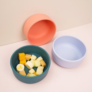 Tazón Redondo para Sopa de Arroz, Gran Capacidad de 400 ml, Tazón Doméstico Reforzado, Tazón de Silicona Antiescaldante para Bebés, Vajilla - Product Image 1