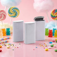 Boîte en fer blanc pour bonbons à la menthe, style flèche verte, à couvercle rabattable, en stock, vente chaude, fabriquée en Chine, idéale comme boîte cadeau pour bonbons.