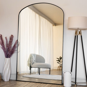 Yoko - Miroir arqué en métal noir - 200cm X 120cm - Product Image 1
