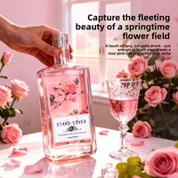 Vin fortifié aromatisé à la rose en gros |   Liqueur à base de muscat de 500 ml pour restaurants et bars