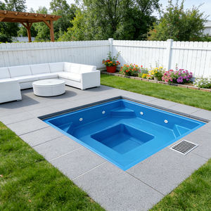 Piscina de Fibra de Vidrio con LED Impermeable, Jets para Exteriores, Jardín, Hotel, Patio Familiar, Piscina Privada - Product Image 6