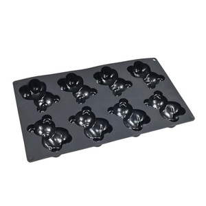 Molde para Pastel en Forma de Oso de 8 Cavidades, LFGB Platino, 100% de Grado Alimenticio, Antiadherente, Libre de BPA, de Silicona para Mousse - Product Image 5