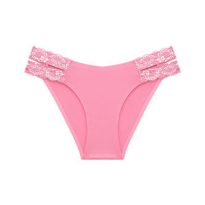 Tanga de microfibra ultraligera de talla grande para <span class=keywords><strong>mujer</strong></span>, <span class=keywords><strong>ropa</strong></span> <span class=keywords><strong>interior</strong></span> básica Invisible suave de cintura baja sin costuras, Bikini romántico Sexy - Product Image 5