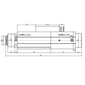 Hqd มอเตอร์ GDL60-30-24Z แกนหมุน ATC 24000rpm, มอเตอร์6.0แกนหมุน RPM ISO 30สำหรับเครื่องมือเครื่องจักรมอเตอร์สปินเดิลมอเตอร์ - Product Image 2
