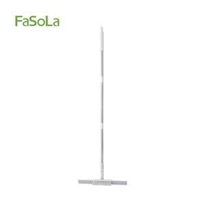 FaSoLa Long Handle Magic Broom Mop Aluminum White Floor Scraper For Bathroom Use Wet Dry Cleaning Tool - Product Image 2