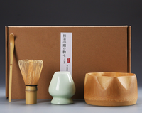 Ensemble de porte-fouet en bambou Matcha pour la cérémonie du thé traditionnelle japonaise faite à la main