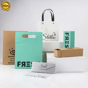 Sinicline Embalagem de papel personalizada One-Stop Caixa de armazenamento de óculos de sol de papelão com logotipo impresso e em relevo