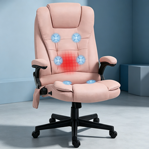 <span class=keywords><strong>Chaise</strong></span> <span class=keywords><strong>de</strong></span> <span class=keywords><strong>bureau</strong></span> confortable avec rembourrage et massage, réglable en hauteur, pivotante à 360°, inclinable, avec chauffage, <span class=keywords><strong>pour</strong></span> adultes, travail et détente - Product Image 5