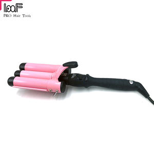 Salon de coiffure coiffure trois barils bigoudi fer à friser <span class=keywords><strong>professionnel</strong></span> vague dispositif de curling blanc outils de curling - Product Image 6