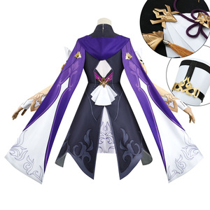 Disfraz de Cosplay de Sushang de Honkai: Star Rail, Vestido Morado con Collar y Cinturón, para Adultos, <span class=keywords><strong>Anime</strong></span> - Product Image 3