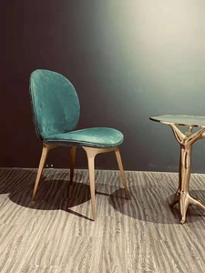<span class=keywords><strong>Chaise</strong></span> de salle à manger moderne de luxe en or vert chambre à coucher salon salle de sport appartement villa utilisation salle à manger maison meubles de banquet usage - Product Image 5