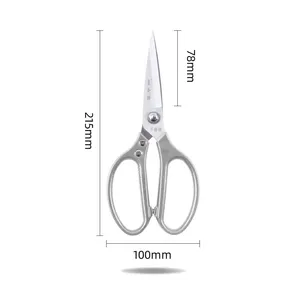 Factory Selling Safe Stainless Steel Strong Household Big Kitchen Scissor