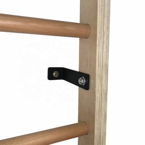 Peralatan Olahraga Terapi Fisik Rumahan, Latihan Serbaguna, Tangga Senam Multifungsi, Palang Senam Kayu yang Dipasang di Dinding - Product Image 5