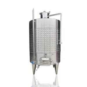 Sus304/316 Yoghurt Melk Opslag Gisting Tank Fermentor Apparatuur