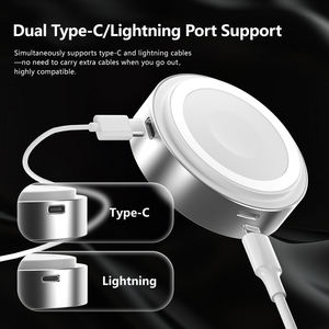 ขายส่งจากโรงงาน รับผลิ<span class=keywords><strong>ต</strong></span>แบบ ODM OEM พาวเวอร์<span class=keywords><strong>แบ</strong></span>งค์ไร้สายแม่เหล็ก 3-in-1 ขนาดเล็ก ชาร์จเร็ว 20W ความจุ 5000mAh พกพาสะดวก - Product Image 3