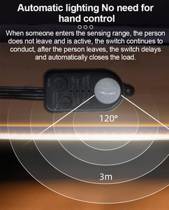 Tuodi TDL-2045 LED cảm biến ánh sáng mới đa chức năng vô cấp mờ cảm ứng thiết bị chuyển mạch cho tủ quần áo cầu thang phòng ngủ tủ - Product Image 5