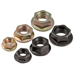 Hot Sale M3 M4 M5 M6 M10 Hex Flange Nut