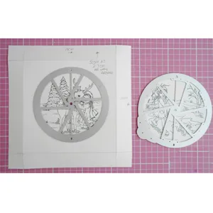Stensil mata dadu pemotongan logam penjualan laris 2022 untuk kerajinan kertas dekorasi Album foto timbul buku tempel DIY