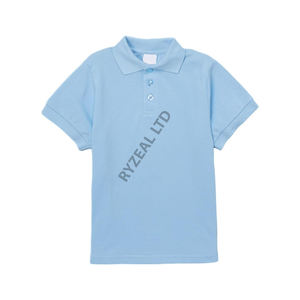 Camiseta Polo de Primera Calidad 100% Duradera para Niños, Ligera, de Algodón de Punto, Diseño Comprimido, Transpirable, Ecológica y Vibrante - Product Image 1