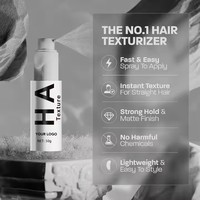 CNPC/MSDS/GMPC/COA/GPSR/TDS EU AU Personnaliser Logo Barber No Shine Hair Styling Poudre Spray Dust It Texture Poudre Private Label