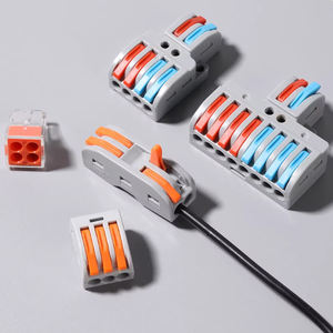 סדרת QPCT-21 קומפקטית PCT-212/213/214/215/218 חוט מהיר מחבר 2p/3p/4p/5p/8p תקע חוט חשמלי חוטי מסוף בלוק - Product Image 1