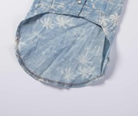 Vêtement pour chien de haute qualité 100% coton, style plage hawaïenne, élégant et confortable, t-shirt ajusté pour chien, vêtements pour animaux de compagnie
