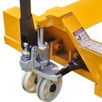 Transpalette de transport de rouleaux de papier personnalisé Cric Mover Machine de manutention de bobine de rouleau manuel de 2 tonnes