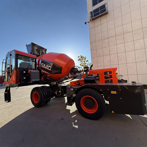 Truk <span class=keywords><strong>Mixer</strong></span> Beton Kapasitas Besar Kendaraan Teknik Peralatan Pencampur Truk Konstruksi - Product Image 2