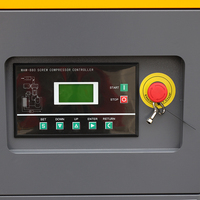 Nouveau compresseur d'air à vis stationnaire lubrifié de 5,5 à 15 kW, 500 litres, 380 V, pour l'industrie électrique, avec 185 CFM
