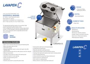 Limpieza eficiente Lavapen 4C Limpieza manual de detergente Limpiador en aerosol Lavadora de piezas de baja presión para fabricación electrónica - Product Image 3