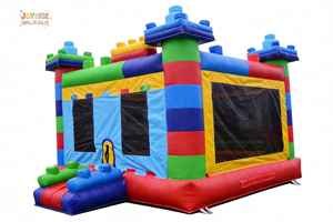 JOYRISE Château gonflable <span class=keywords><strong>pour</strong></span> enfants <span class=keywords><strong>avec</strong></span> toboggan, imperméable, <span class=keywords><strong>pour</strong></span> l'extérieur, idéal <span class=keywords><strong>pour</strong></span> les fêtes d'<span class=keywords><strong>anniversaire</strong></span> et le <span class=keywords><strong>jardin</strong></span>, capacité 500 kg - Product Image 3