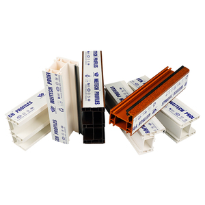 Bán Hàng Nóng Sản Xuất Vật Liệu Ánh Sáng 3 Theo Dõi 70Mm Công Nghiệp Tùy Chỉnh Nhựa Hồ Sơ Cửa Sổ Và Cửa Hồ Sơ PVC Hồ Sơ - Product Image 3