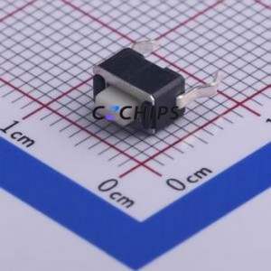 STP-1250 Tactile Switch Through hole Component (THT),3.5x6mm Switch Single Pole Single Throw Rectangle Button 1.8N Through Hole - Product Image 2