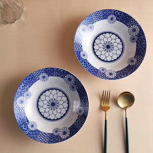 Platos de <span class=keywords><strong>Porcelana</strong></span> Azul y Blanca, Cerámica Azul y Blanca, Platos de Comedor de <span class=keywords><strong>Porcelana</strong></span> Azul y Blanca - Product Image 3