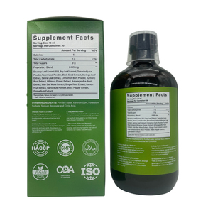 DUOZI Exotic Soursop Bitters 16.2 FL OZ <b>Herbal</b> <b>Supplement</b> for Gut Health Detox Vitality - Product Image 3